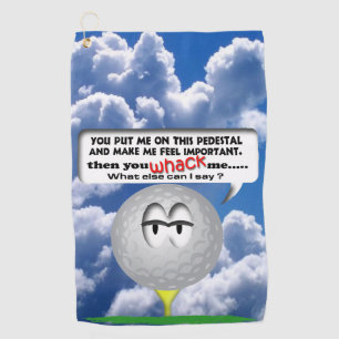 Serviette De Golf Bandes dessinées de golf
