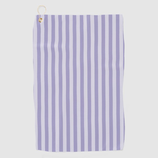 Serviette De Golf Bandes pourpres (Devant)