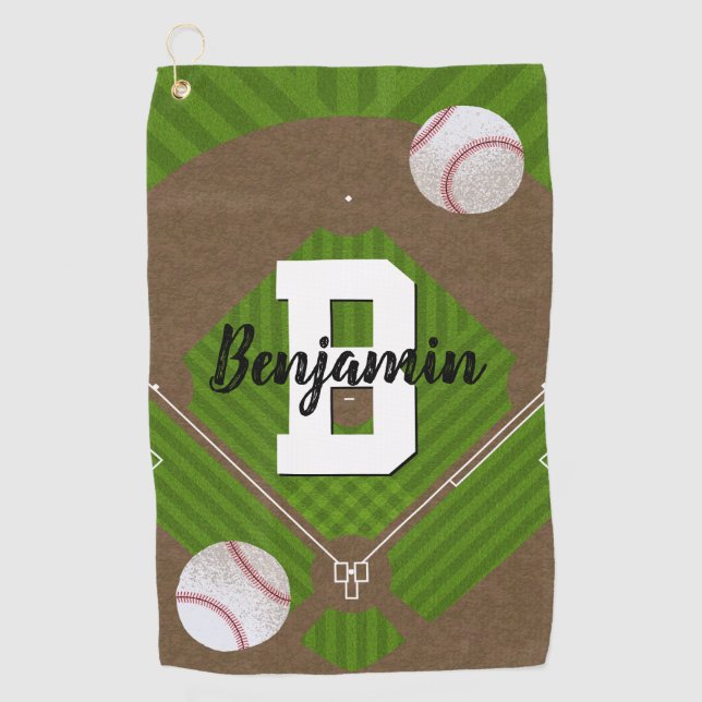 Serviette De Golf Baseball (Devant)