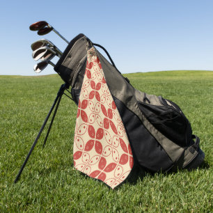Serviette De Golf Batik Kawung, motif indonésien, javanais, ethnique
