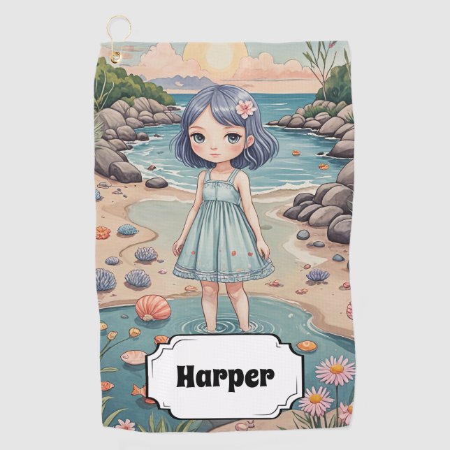 Serviette De Golf Beachcomber's Bliss Personnalisé (Devant)