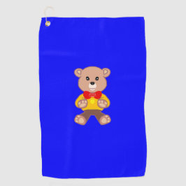Serviette De Golf Bear Blue