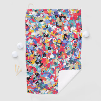 Serviette De Golf Beau motif coloré