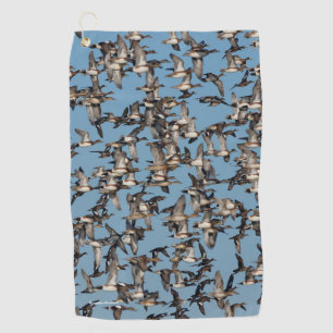 Serviette De Golf Beaux canards d'hiver en vol