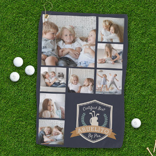 Serviette De Golf Best Abuelito By Par Collage de photos