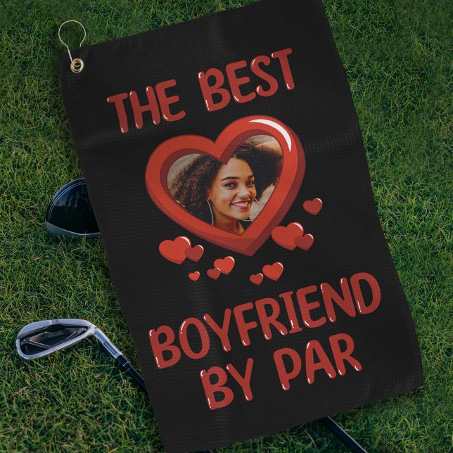 Serviette De Golf Best Boyfriend By Par Photo (Créateur téléchargé)