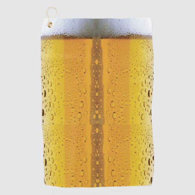 Serviette De Golf Bière moussante (Devant)