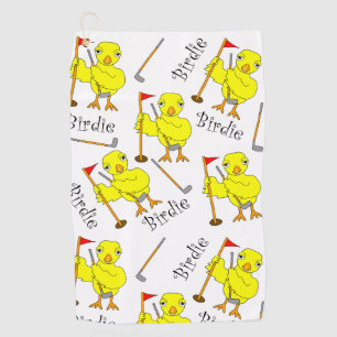 Serviette De Golf Birdie Golfer Chick