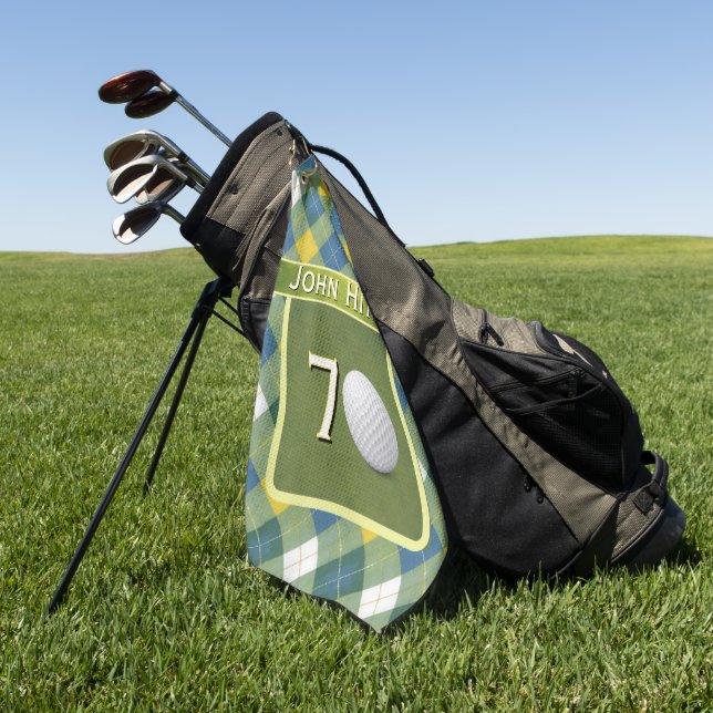 Serviette De Golf  Birthday Golf / Golfing / Golfer Theme (Vert)