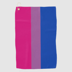 Serviette De Golf Bisexual Flag & Fierté communauté Golf /drapeau 