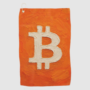 Serviette De Golf Bitcoin Standard (Huile, Style : 3)