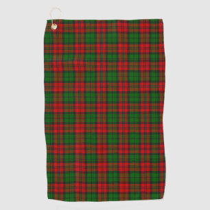 Serviette De Golf Blackwatch Campbell Tartan Red Green Plaid