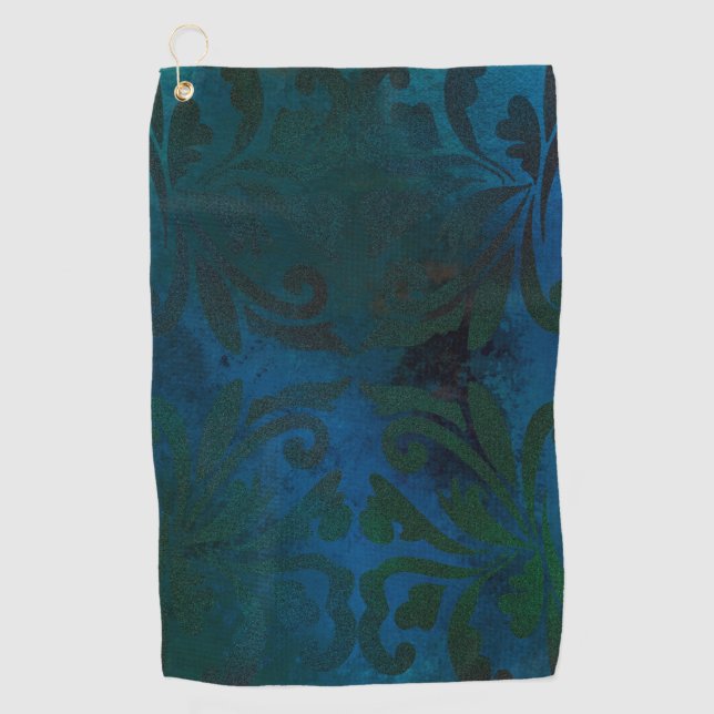 Serviette De Golf bleu (Devant)
