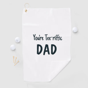 Serviette De Golf Bleu, tu es papa t'énerve