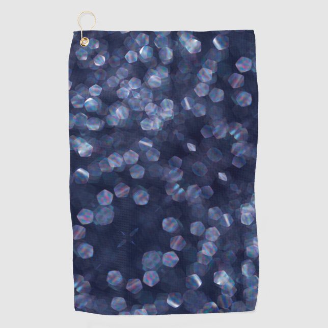 Serviette De Golf Blue Sparkle (Devant)
