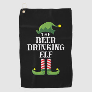 Serviette De Golf Boire de la bière Noël Anniversaire