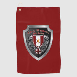 Serviette De Golf Bouclier de la 44e Brigade Médicale "Dragon Medics