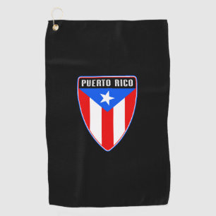 Serviette De Golf Bouclier Porto Rico