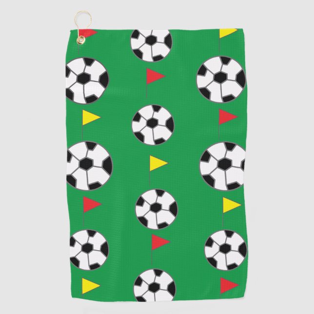 Serviette De Golf Boule de football (Devant)