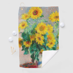 Serviette De Golf Bouquet de tournesols Claude Monet
