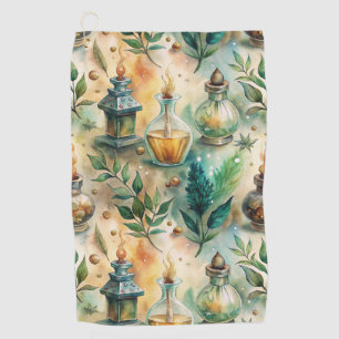 Serviette De Golf Bouteilles apothécaires vintages Motif (4)