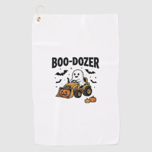 Serviette De Golf Bouteur fantôme Halloween Design de bouteur_1