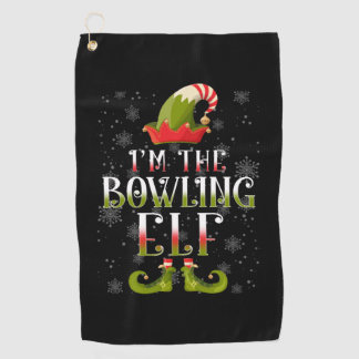 Serviette De Golf Bowling Elf Christmas