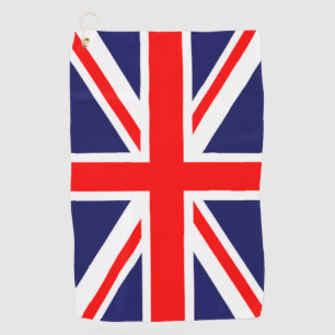 serviette de golf British Flag