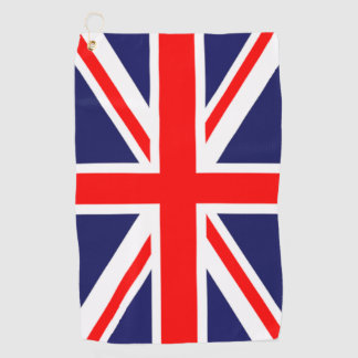 serviette de golf British Flag
