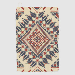 Serviette De Golf Broderie palestinienne traditionnelle