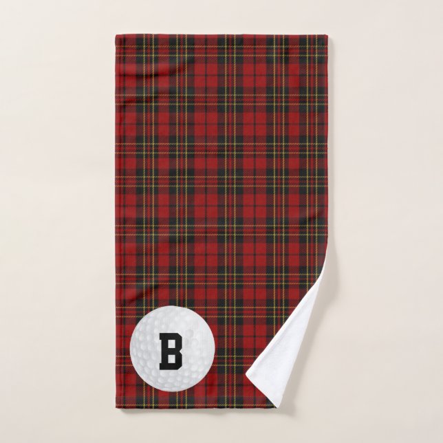 Serviette de golf Brodie Tartan Plaid (Serviette à main)