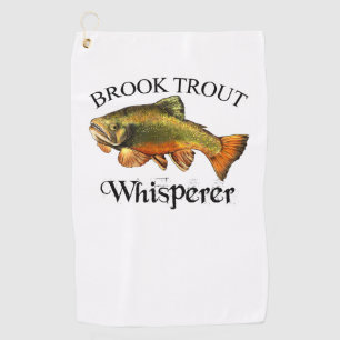 Serviette De Golf Brook Trout Whisperer Light Fishing Towne
