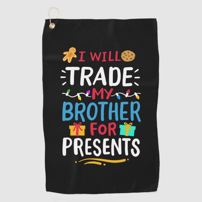 Serviette De Golf Brother Christmas (Devant)