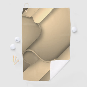 Serviette De Golf Brown Hues Art moderne