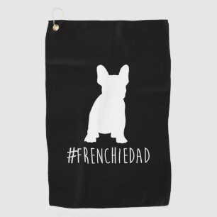 Serviette De Golf Bulldog Lover Frenchie Papa Français Bulldog Pap