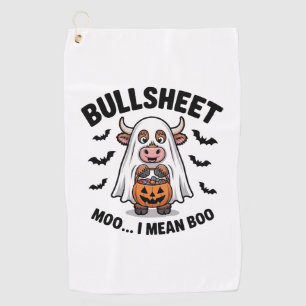Serviette De Golf BULLSHEET Halloween Vache mignonne en fantôme