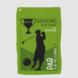 Serviette De Golf Cadeau de golf Vintage