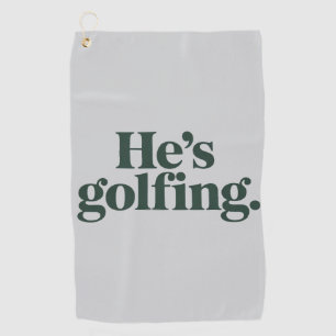 Serviette De Golf Cadeaux drôles de mari golfeur pour femme et fille