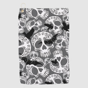 Serviette De Golf Calaveras décoratives Halloween
