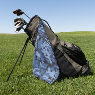 Serviette De Golf Camouflage bleu marine, Militaire, Armée