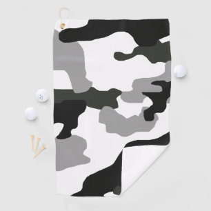Serviette De Golf Camouflage gris urbain no 15 imprimé