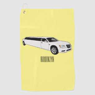 Serviette De Golf Caricature limousine