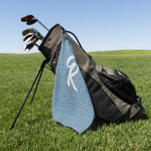 Serviette De Golf Carolina en fibre bleue