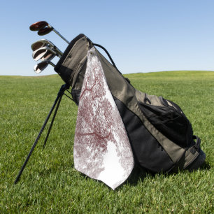 Serviette De Golf Carte des arbres 4