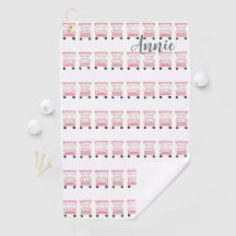 Cartes de golf Rose Lady Personnalisées