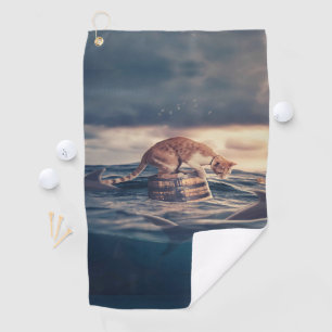 Serviette De Golf Cat Nap Dream ou cauchemar