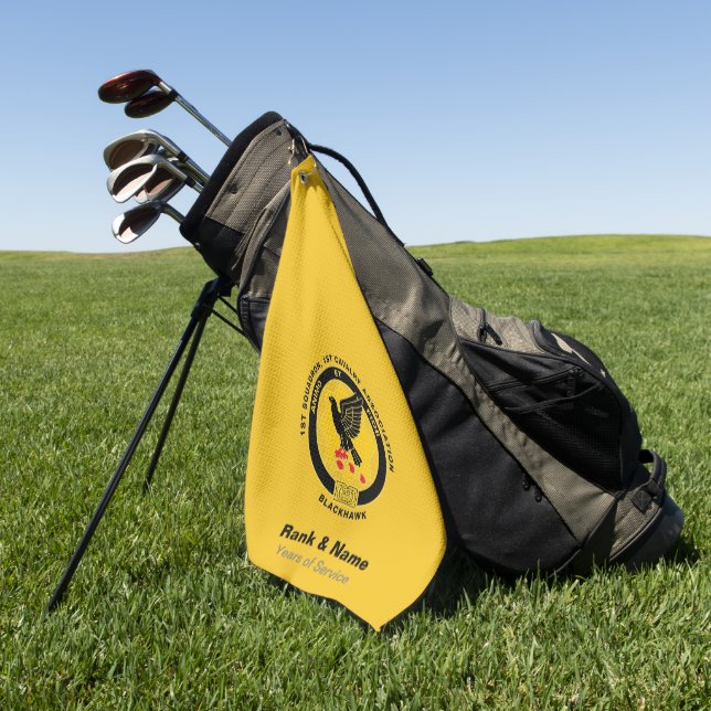 Serviette De Golf Cavalry Golf Towel - Cav Gold (Vert)