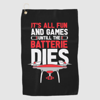 Serviette De Golf C'Est Un Drone Amusant