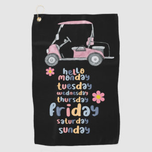 Serviette De Golf Chariot de golf pour golfeurs qui golfent tous les