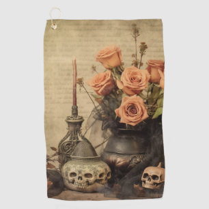 Serviette De Golf Chariot Halloween vintage (4)